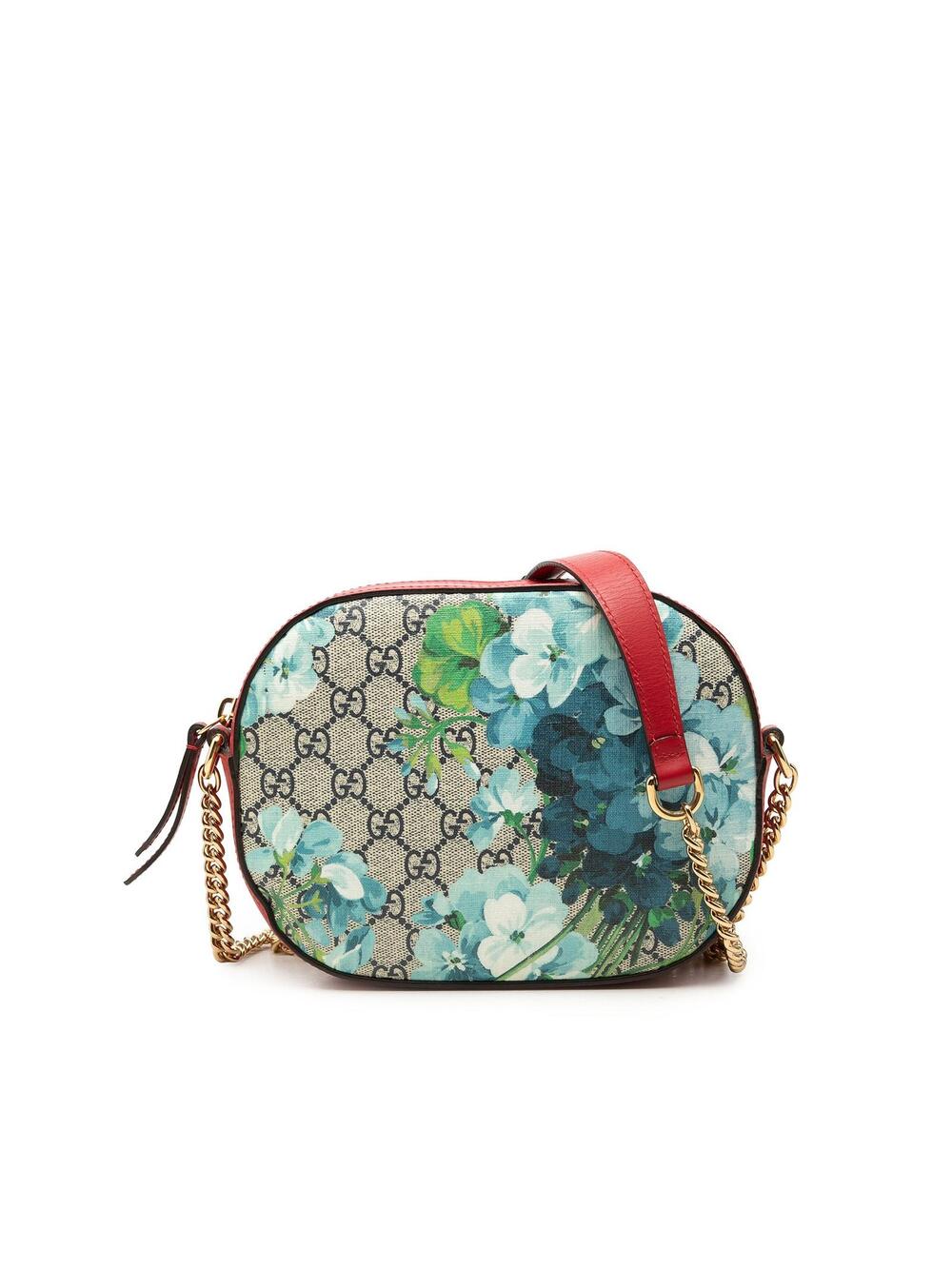 Gucci Gg Supreme Blooms Chain Crossbody #341675G83B
